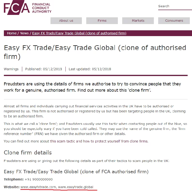 Easy FX Trade, Easy FX Trade scam, Easy FX Trade news, Easy FX Trade update, Easy FX Trade 2023,